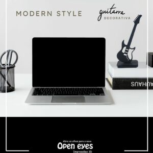 Guitarra para decoração – Escultura de mesa
