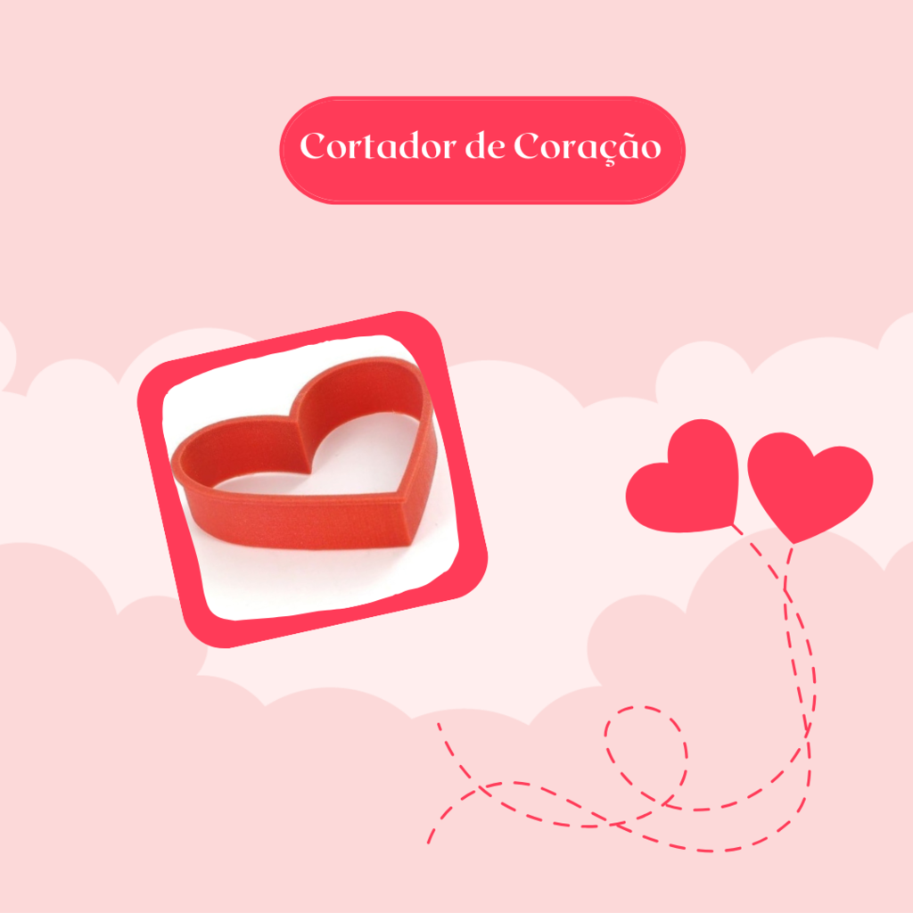Cortador de Biscoito/Massa - Coração