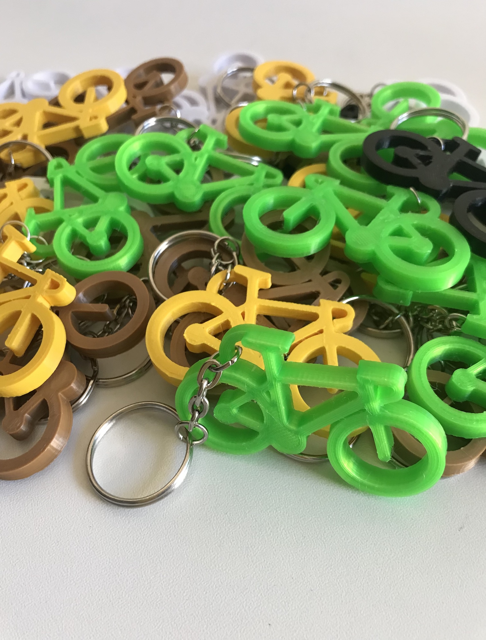 KIT com 10 Chaveiros Bike/Ciclista/Bicicleta