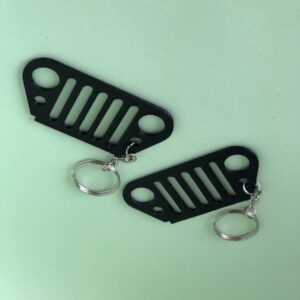 KIT de 10 Chaveiro de Carro - frente do Jeep/jipe