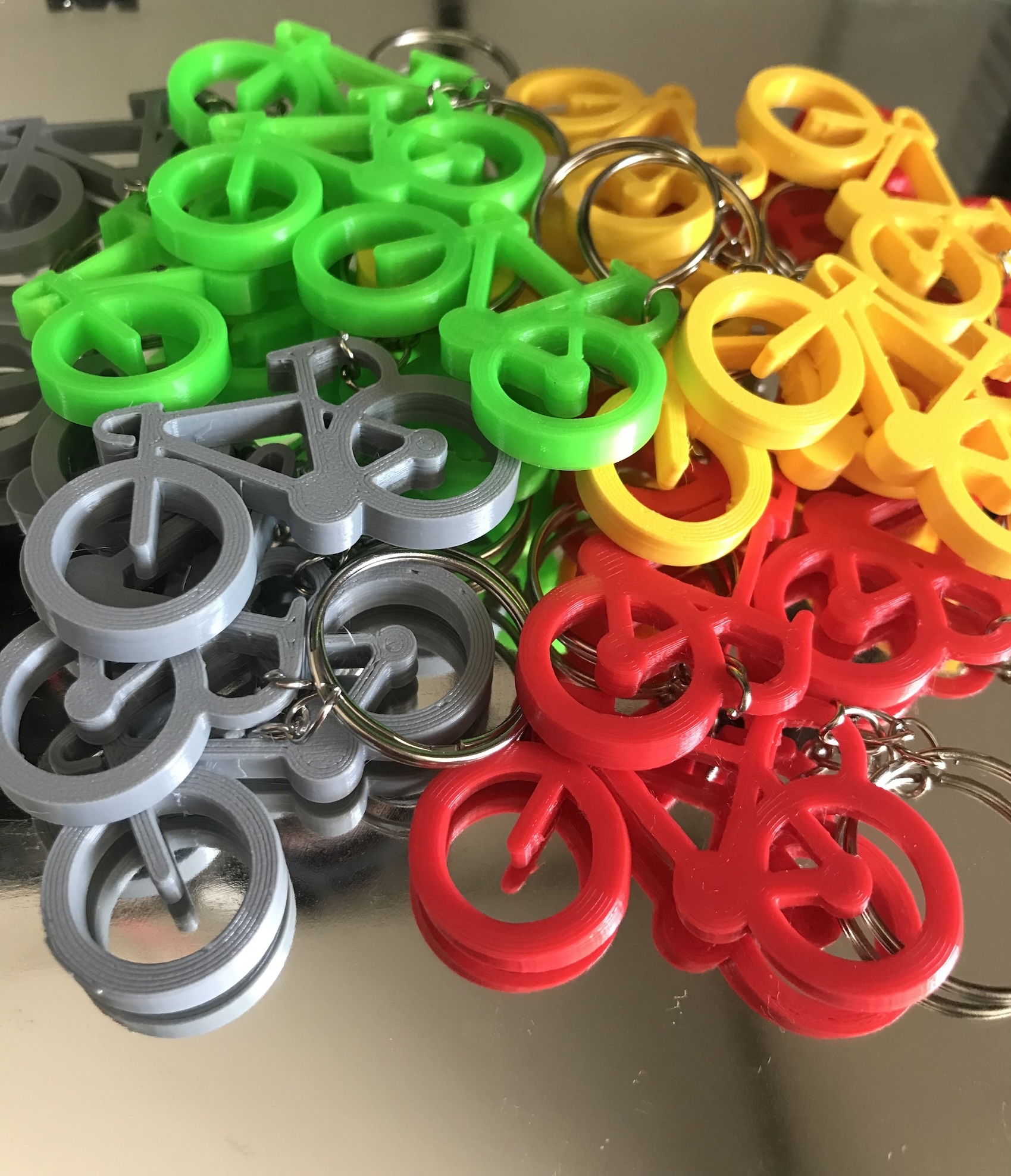 KIT com 10 Chaveiros Bike/Ciclista/Bicicleta - Imagem 2