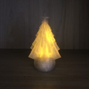 Mini Árvore de Natal 3D com LED