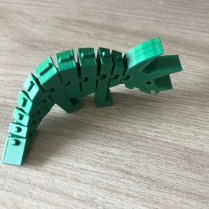 Chaveiro Articulado Dinossauro Tricerátops (Impressão 3D)