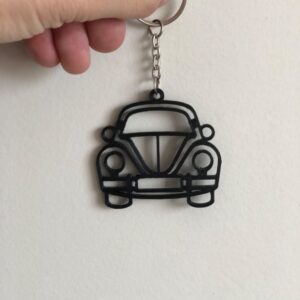 KIT de 10 Chaveiro de Carro – frente do fusca