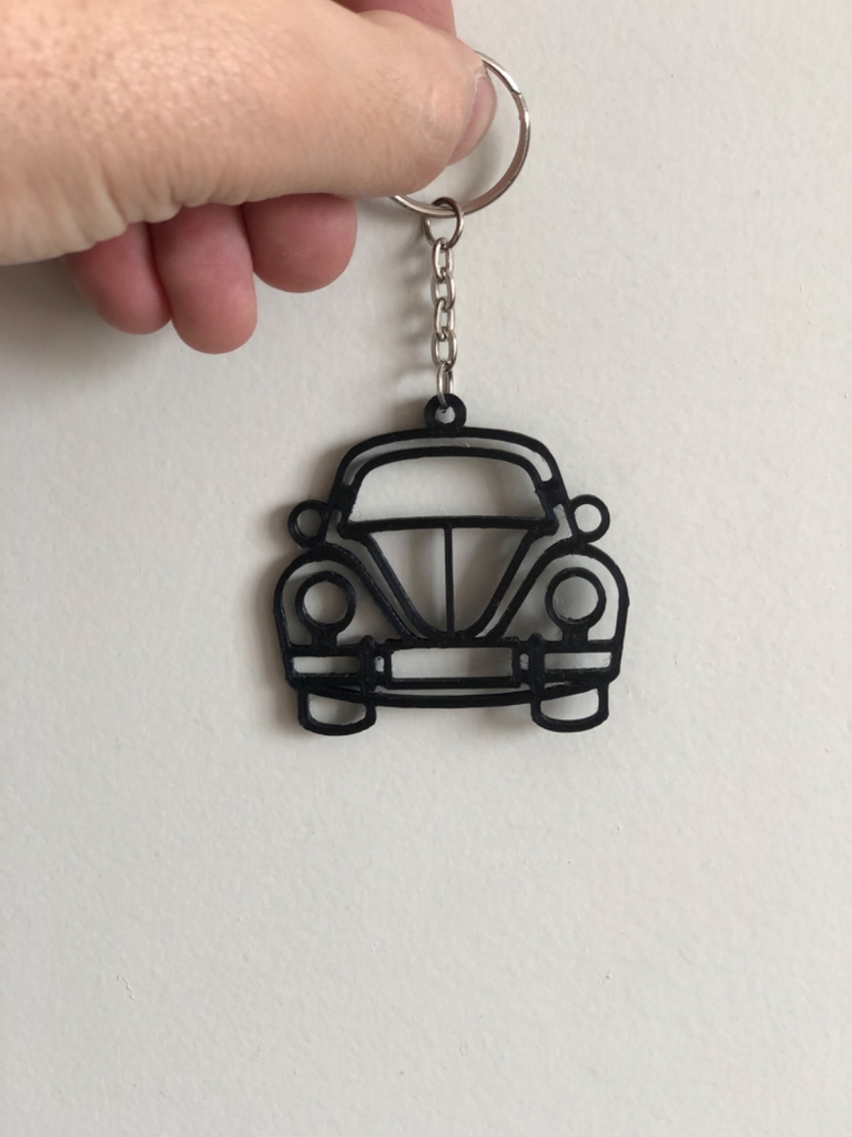 KIT de 10 Chaveiro de Carro - frente do fusca - Imagem 2