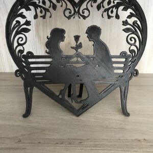 Decoração Casal Apaixonado Namorados para mesa/estante