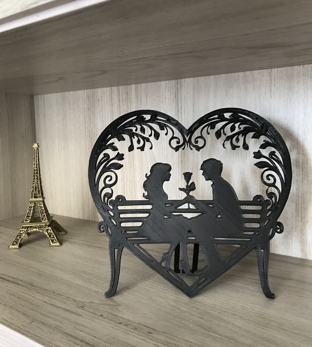 Decoração Casal Apaixonado Namorados para mesa/estante