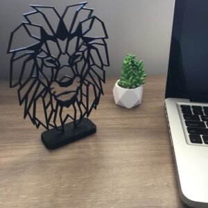 Leão Geométrico/Origami para mesa