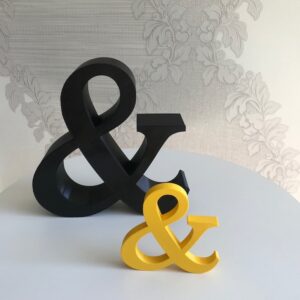 Letra Decorativa “&”