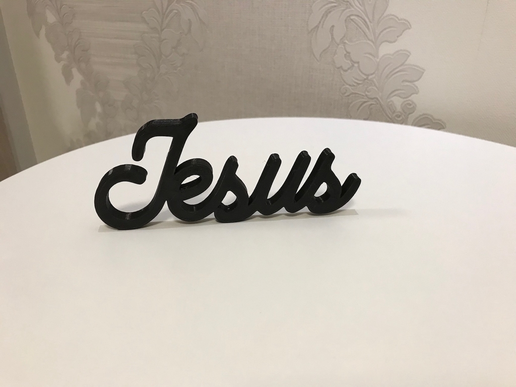 Letreiro Decorativo Nome Jesus - Imagem 3