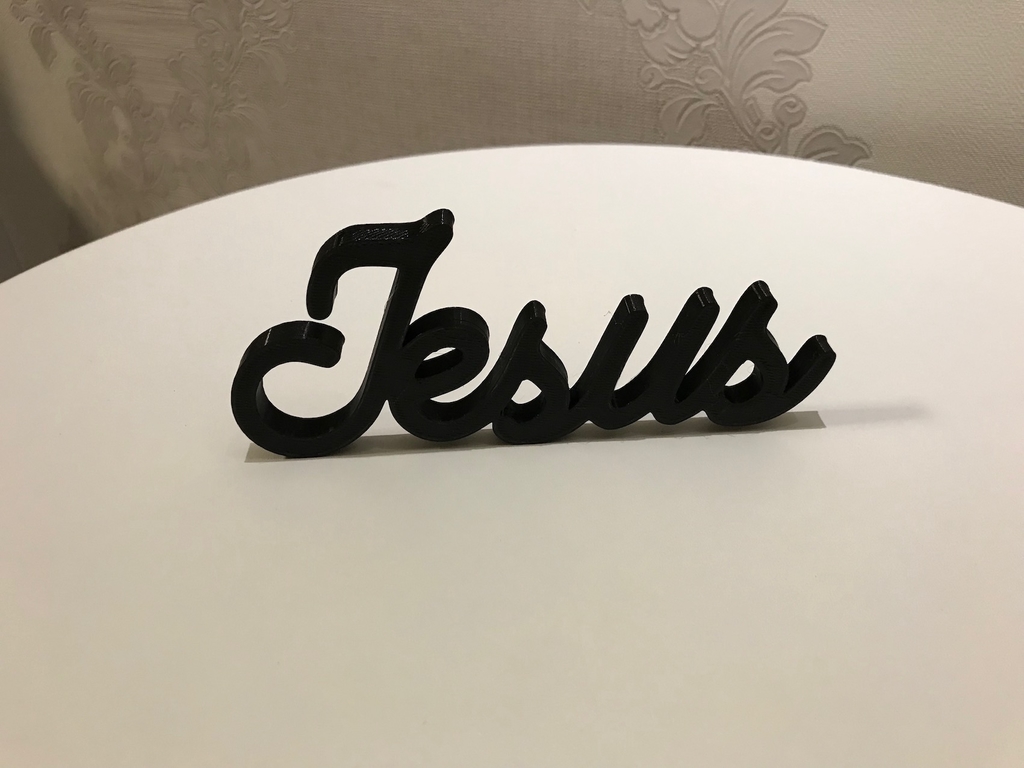 Letreiro Decorativo Nome Jesus - Imagem 4