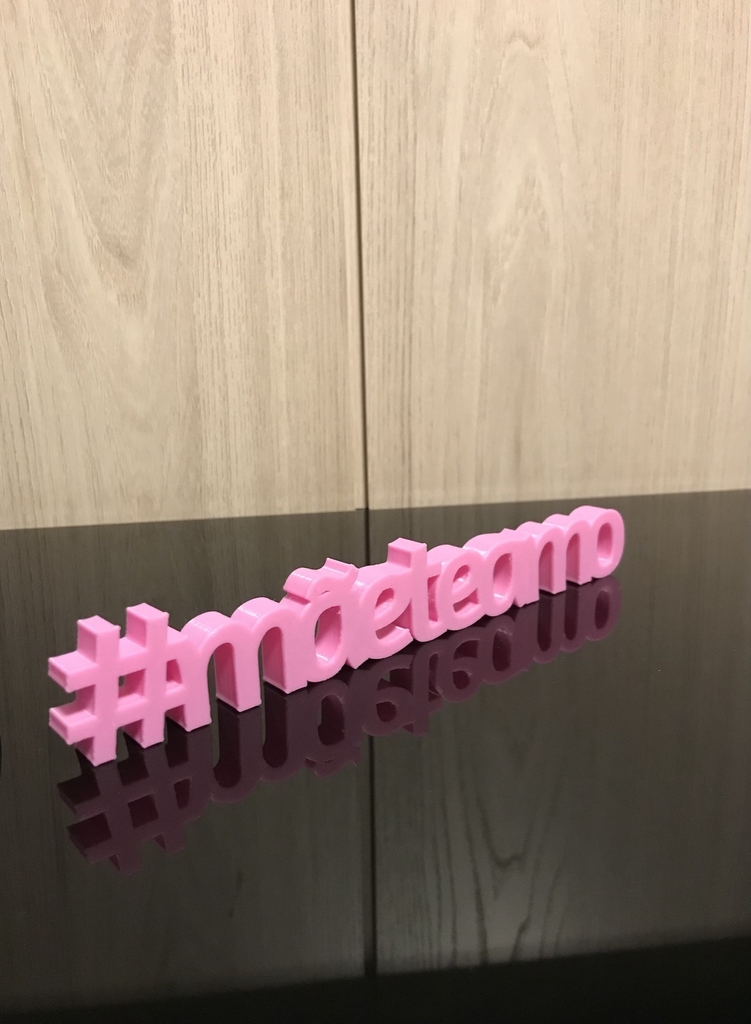 Letreiro Decorativo #Mãe Te Amo - Imagem 2