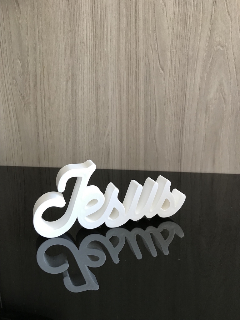 Letreiro Decorativo Nome Jesus - Imagem 2