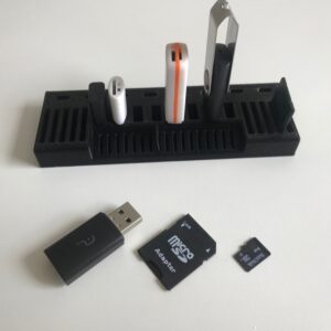 Porta Pen Drive/Organizador com 43 compartimentos