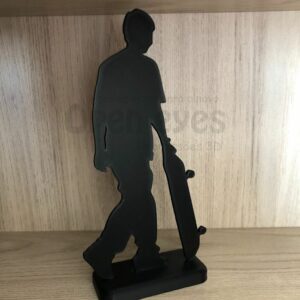 Skatista para decoração - Escultura de mesa