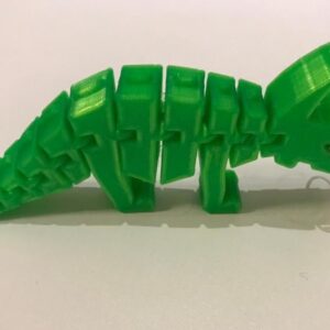 Chaveiro Articulado Dinossauro Tricerátops (Impressão 3D)