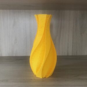 Vaso para decoração com riscos suaves