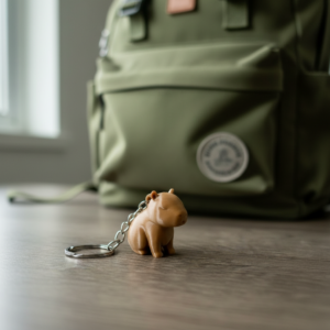 Kit com 10 Chaveiros de Capivara